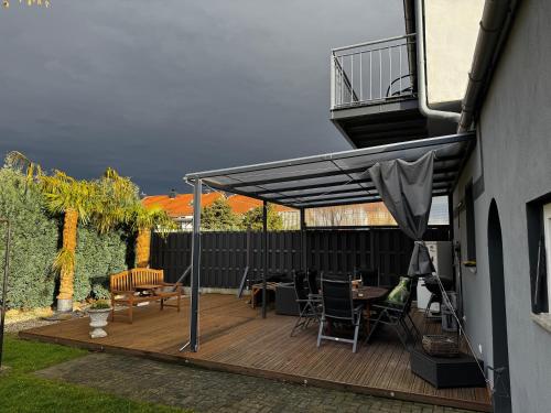 Patio nebo venkovní prostory v ubytování Zum Herold