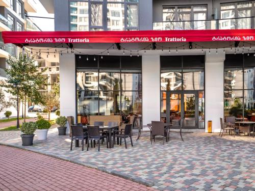 Χώρος καθιστικού στο White Sails Residential Hotel