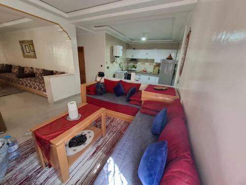 Posezení v ubytování Tranquil Oasis in the Heart of Ifrane