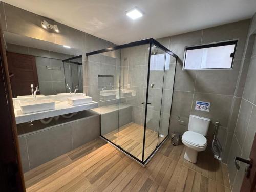 Et badeværelse på Casa Passarinho