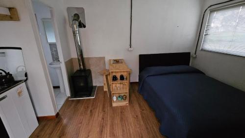 Kuchyň nebo kuchyňský kout v ubytování Cabaña Módulo Habitacional en Campo GlamTainer 2 P