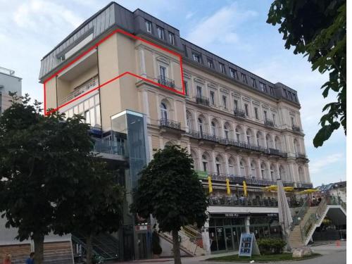 Budova, kde se apartmán nachází