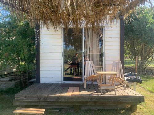 Κήπος έξω από το Los Diablos Hermanos