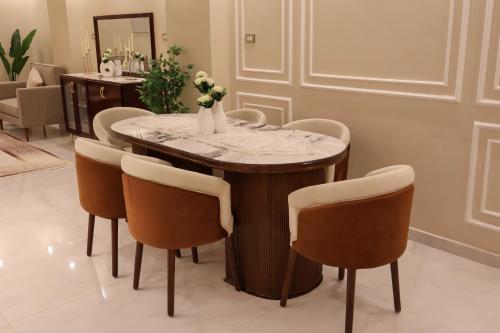 Χώρος καθιστικού στο Cozy Luxe Apartment in Central Aswan