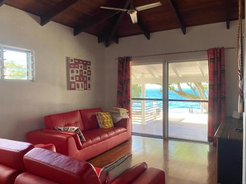 Posezení v ubytování Mele Magic