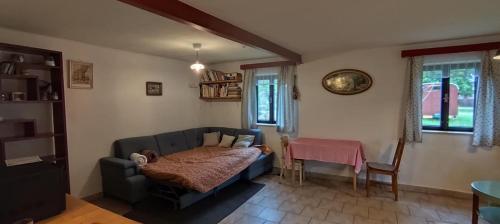 Χώρος καθιστικού στο Statek Sudoměř u Písku