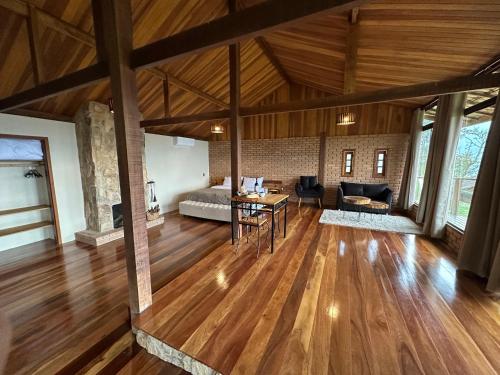 Χώρος καθιστικού στο Idilicos Mauá