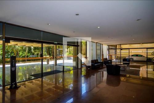 Posezení v ubytování Apartamento completo com serviço de limpeza em Alphaville