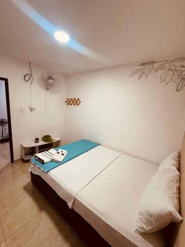 Voodi või voodid majutusasutuse Hostal Domi 1949 toas