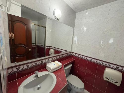 Koupelna v ubytování Lavid Hotel Palacio Real