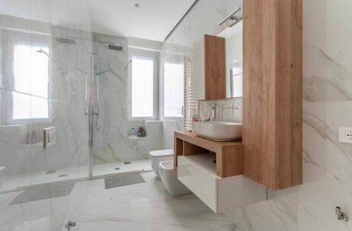 Phòng tắm tại Urban Luxe Apartments