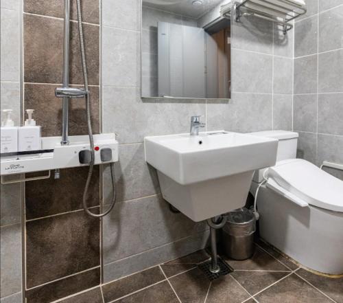 Phòng tắm tại 뉴오션리조트