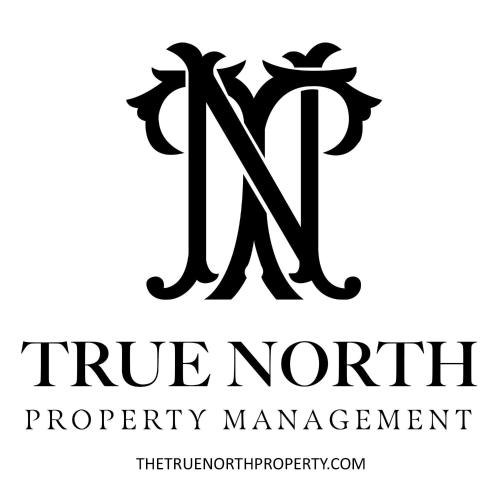 a logo for a true northagency namespace at A Ga Ming Escape Best Torch Lake Views Golf 755 in Creswell