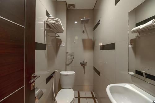 Koupelna v ubytování Hotel JAV Front One