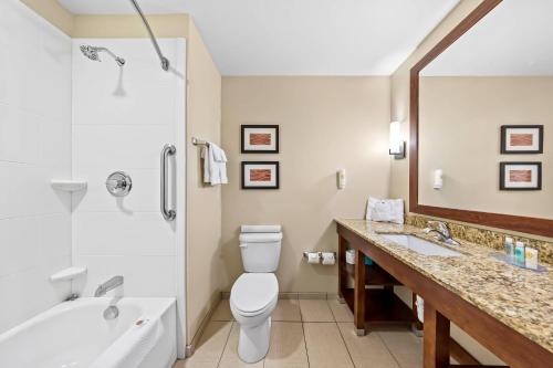 Koupelna v ubytování Comfort Inn & Suites West - Medical Center