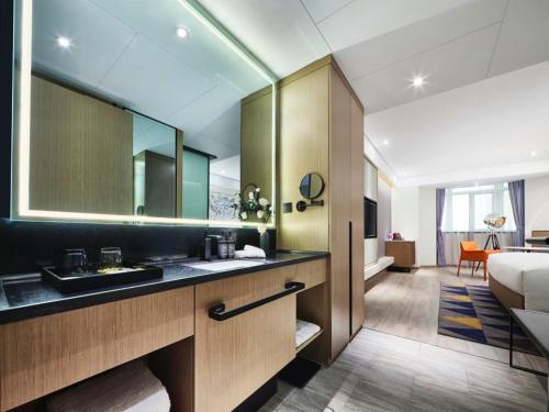 Χώρος καθιστικού στο Wanda Moments Heze