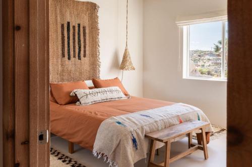 Ένα ή περισσότερα κρεβάτια σε δωμάτιο στο Posada Calma by Fieldtrip Spa Boulder Views