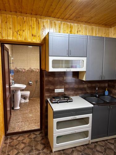 Η κουζίνα ή μικρή κουζίνα στο Apartment BESO