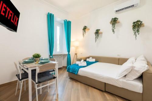 Posezení v ubytování Alba Vatican Apartment