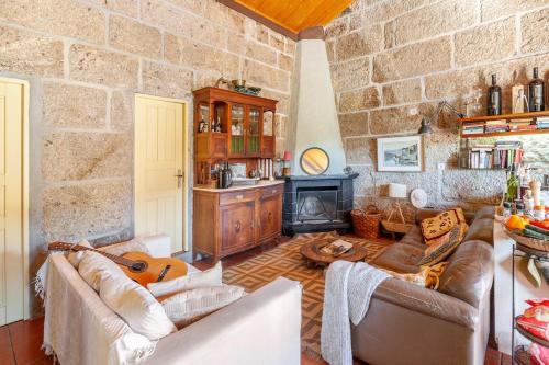 Nhà bếp/bếp nhỏ tại Quinta das Amendoeiras