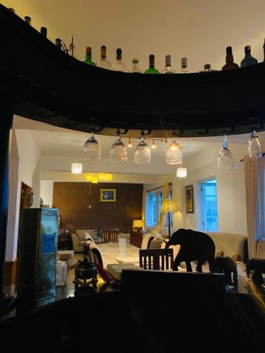 Χώρος καθιστικού στο London cottage