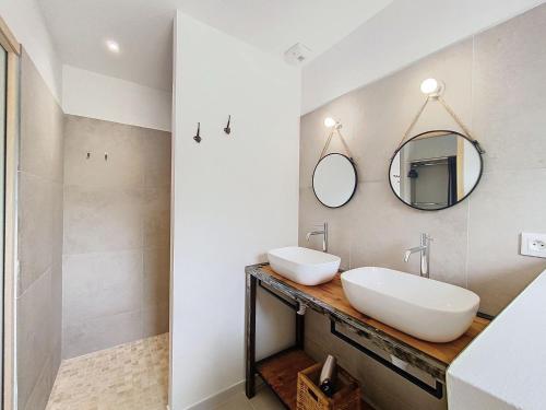 Et badeværelse på Villa La Destenda