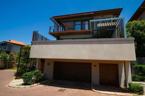 Bygningen som feriehuset ligger i