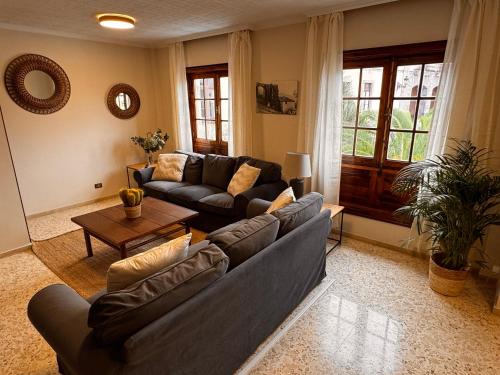 Posezení v ubytování Emblematic Canarian House