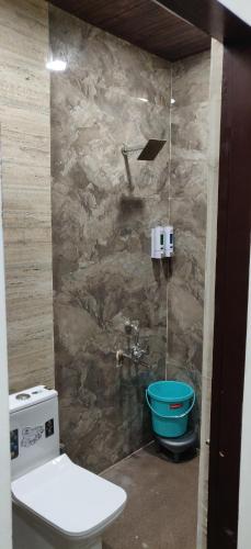 Koupelna v ubytování Hotel Casa Premier