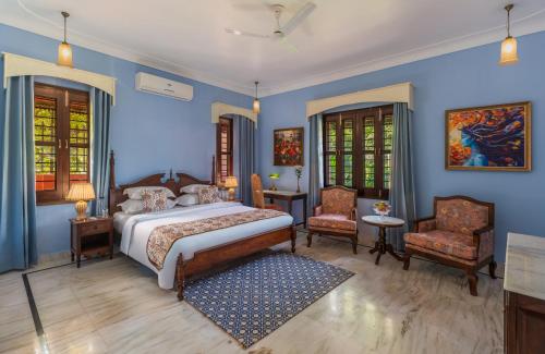 Giường trong phòng chung tại Bassi House - A Boutique Homestay