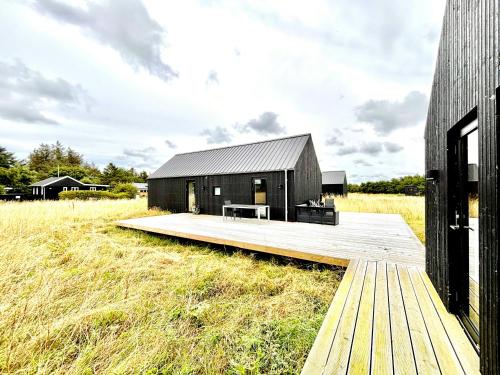 Bygningen som feriehuset ligger i