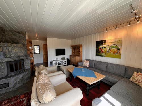 TV a/nebo společenská místnost v ubytování Beitotind 1504