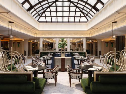 Posezení v ubytování Mandarin Oriental, Vienna