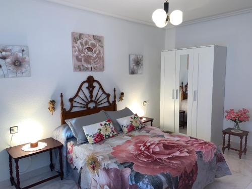 Ένα ή περισσότερα κρεβάτια σε δωμάτιο στο Casa del Parque