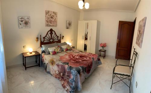 Ένα ή περισσότερα κρεβάτια σε δωμάτιο στο Casa del Parque