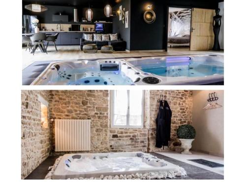 Foto Au domaine des anges, 3 gîtes luxueux avec Jacuzzi privatif, sauna, mini-piscine, piscine extérieure chauffée en saison 1