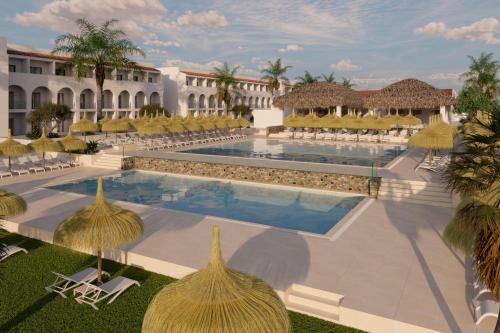 ein Bild vom Pool im Resort in der Unterkunft Hotel Best Village Chipiona in Costa Ballena