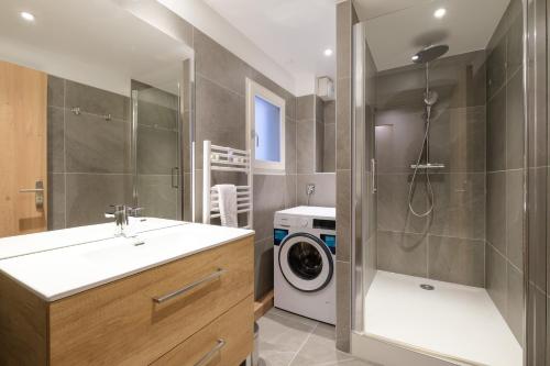 Koupelna v ubytování Résidence le 16 - Centre Ville