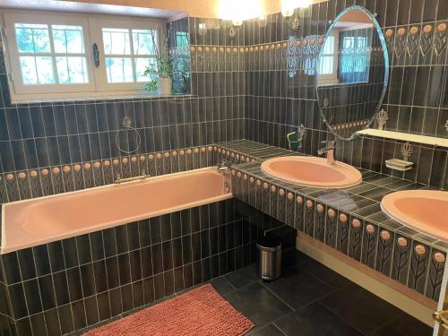 Koupelna v ubytování Demeure de Malaville