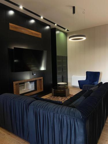 Postel nebo postele na pokoji v ubytování Vila 11