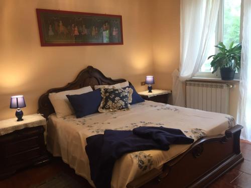 Giường trong phòng chung tại Rifugio tra mare e montagna