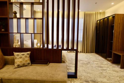 Гостиная зона в شقق مفروشة هداج تاون العلا