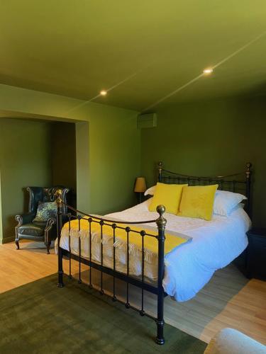 Ένα ή περισσότερα κρεβάτια σε δωμάτιο στο Crowtree Lodge