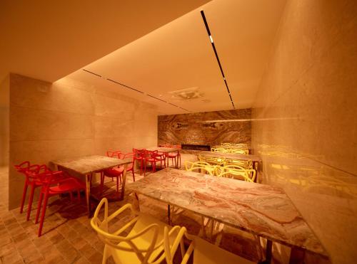 Un lugar para sentarse en Capace Hotel Gangnam