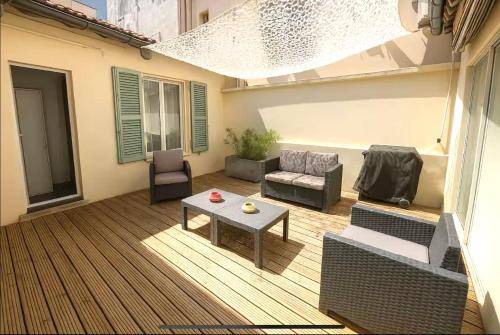 Le Lux, Moderne - Garage - Terrasse - Clim