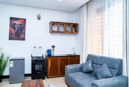 Posezení v ubytování Damian Luxury Homes