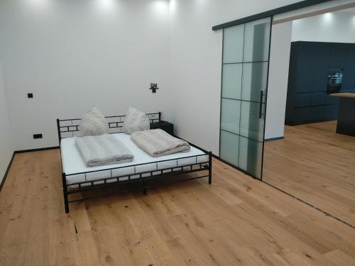 Ένα ή περισσότερα κρεβάτια σε δωμάτιο στο Lifestyle Cube House Appartment 4