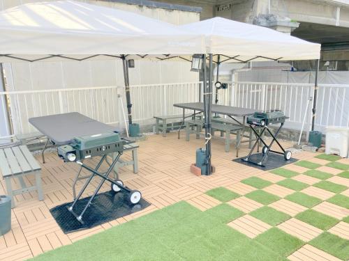 大阪西九条stay屋上BBQ可