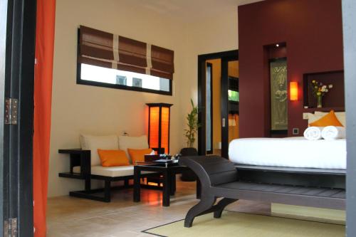 Ένα ή περισσότερα κρεβάτια σε δωμάτιο στο Villa Jaya