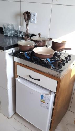 O bucătărie sau chicinetă la Casa da Angela Quarto Duplo